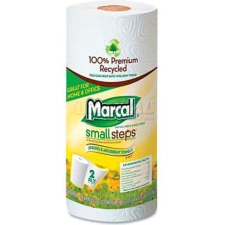 MARCAL MFG 100% Premium Recycled Roll Towels, 9in X 11in, 15 Rolls/Case - MRC 6709